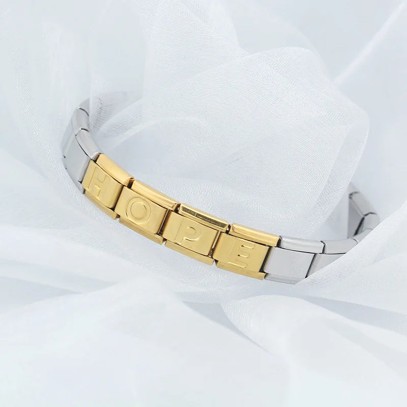 Golden Letter T - Gold Charm