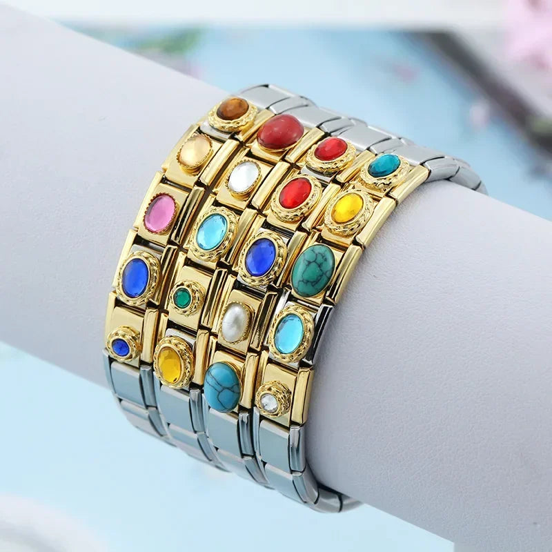 Royal Topaz Resin - Gold Charm