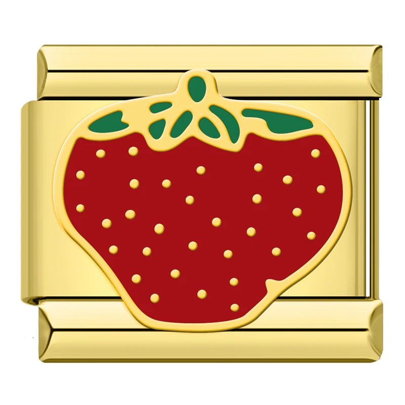 Strawberry - Gold Charm