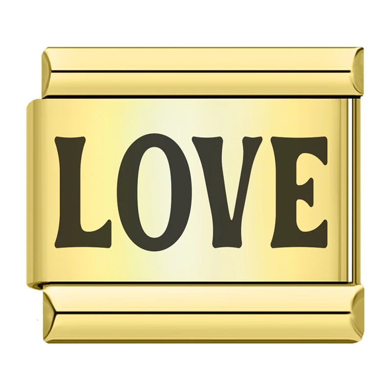 Love - Gold Charm
