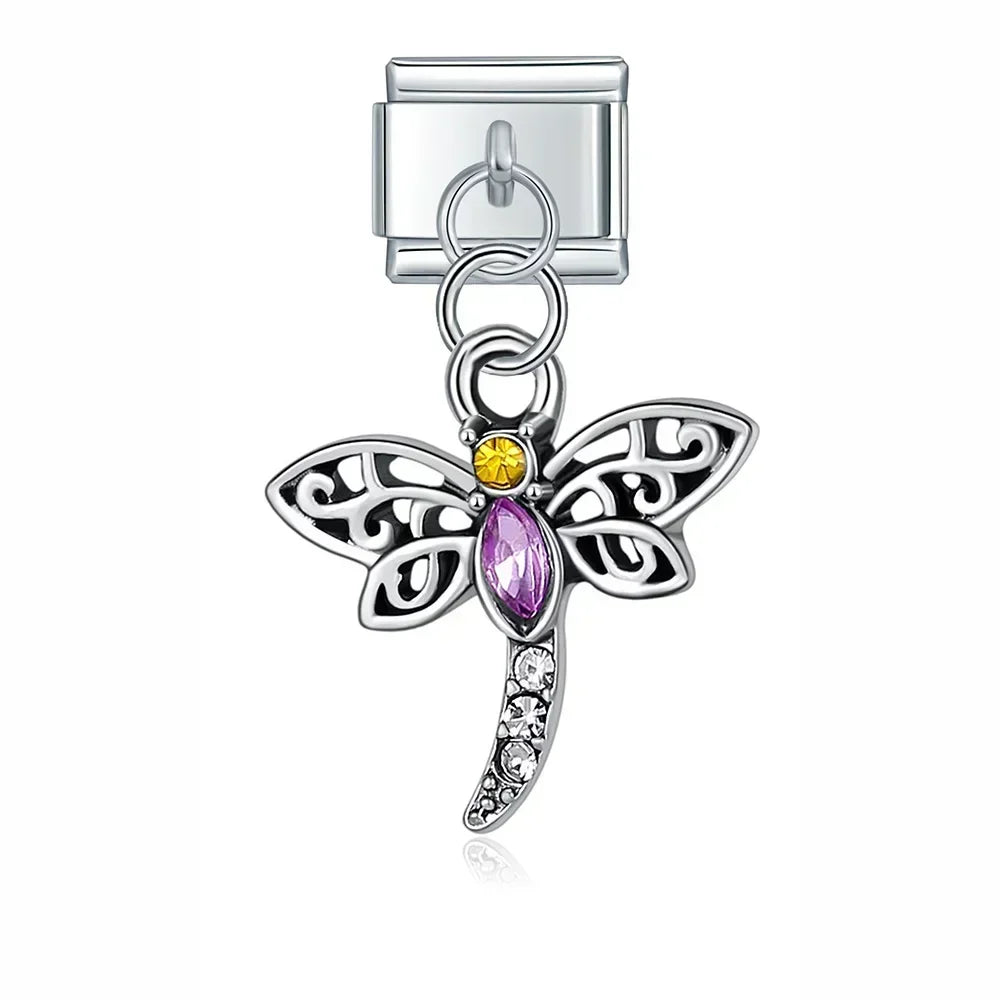 Dragonfly Dreams - Silver Pendant Charm