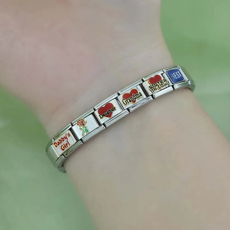 Daughter charm - Silver Charm