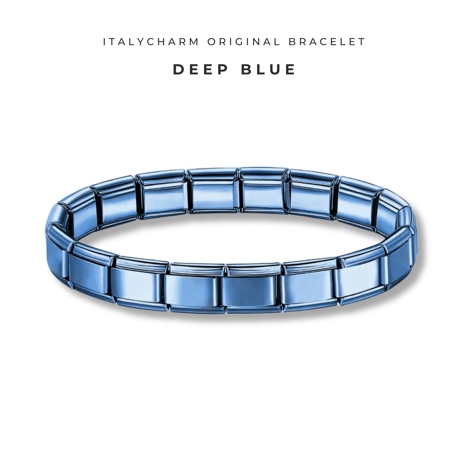 Classic Blue Italian bracelet - Charmris