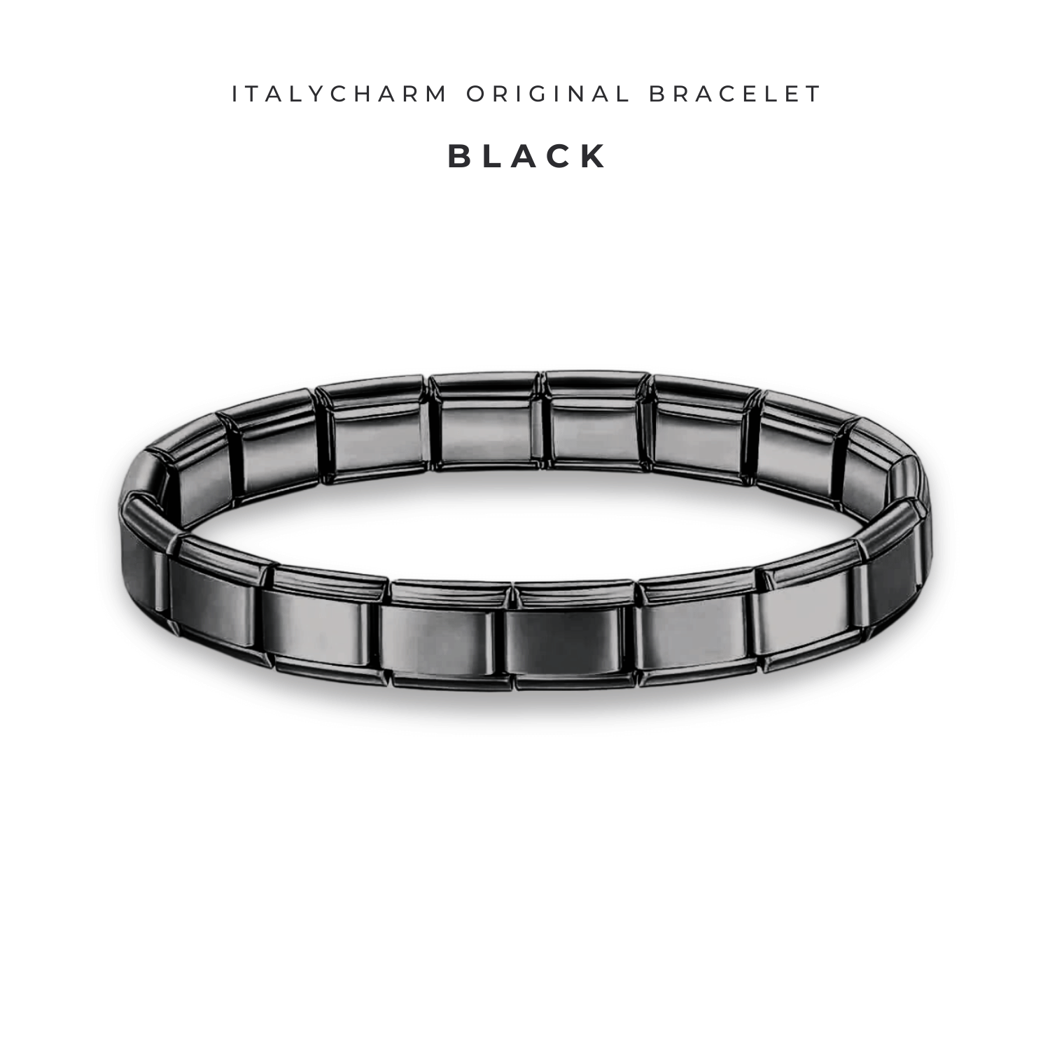 Classic Italian Black Bracelet - Charmris