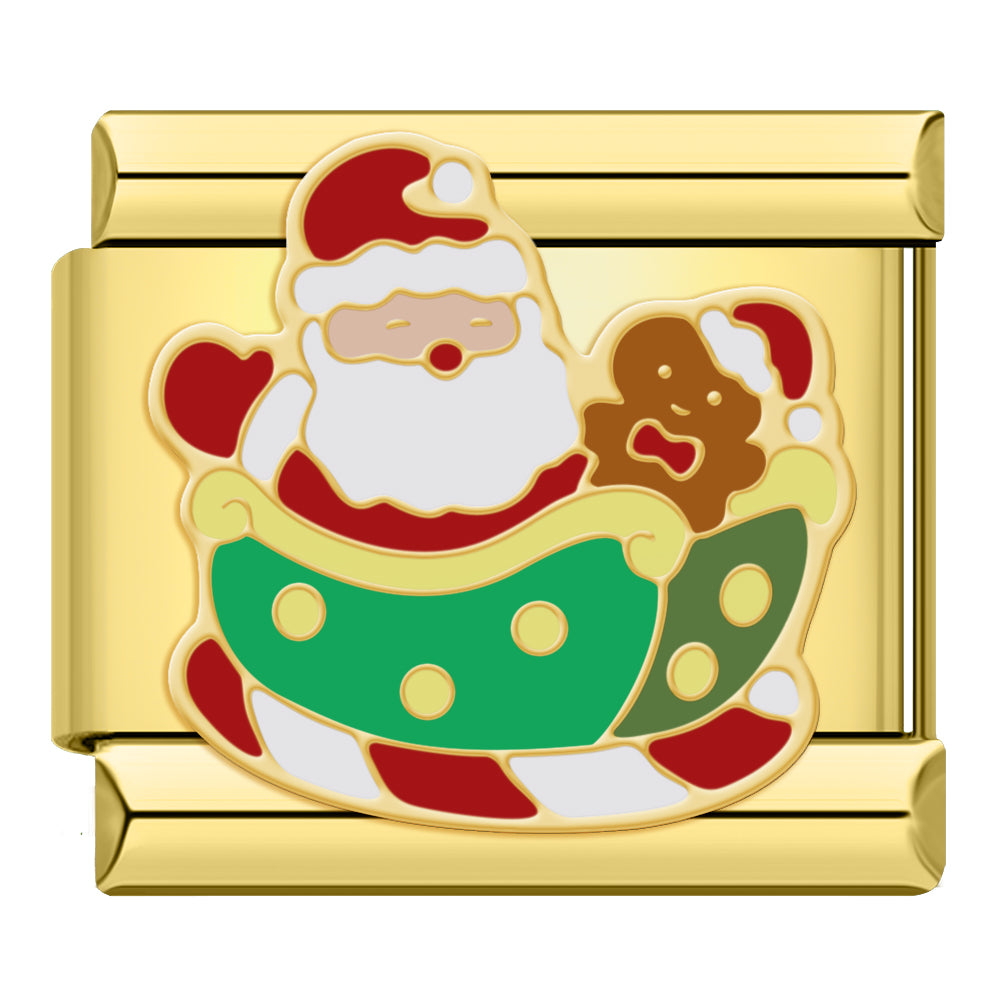 Santa’s Ride – Gold Charm