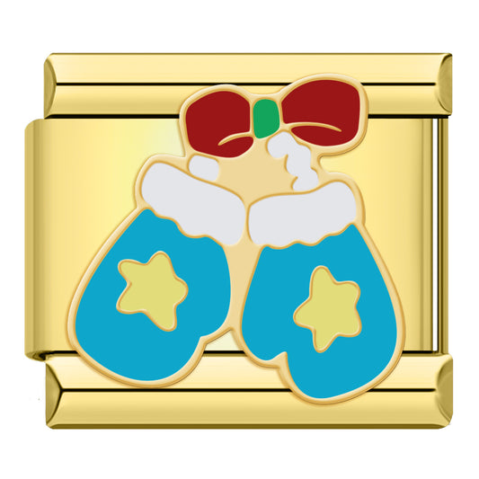 Winter Mittens – Gold Charm