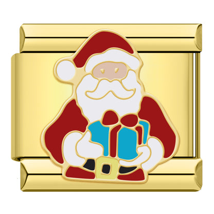 Giftful Santa – Gold Charm