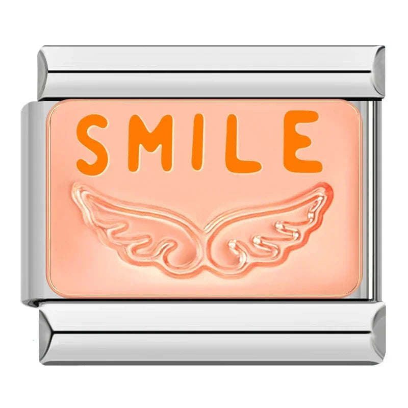 Rose Smile - Silver Charm