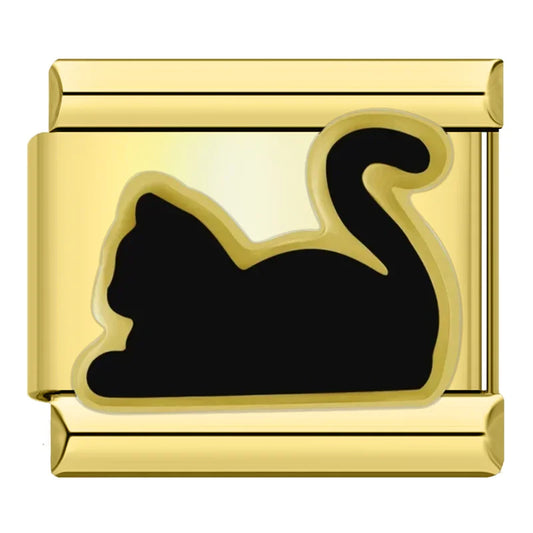 Mystic Cat - Gold Charm