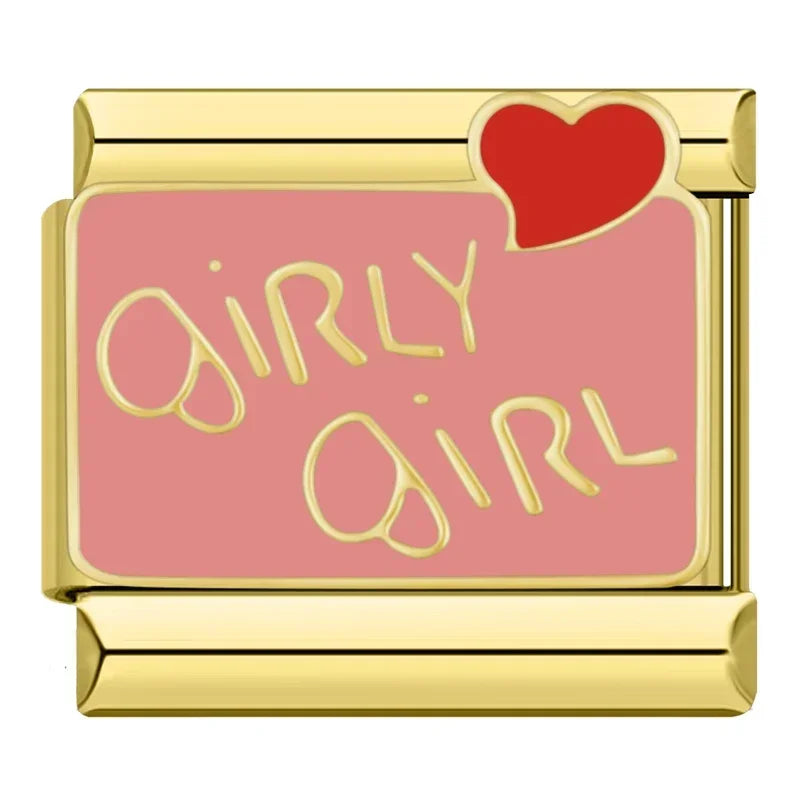 Girly Girl - Gold Charm