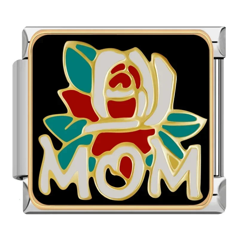 Rose for Mom charm