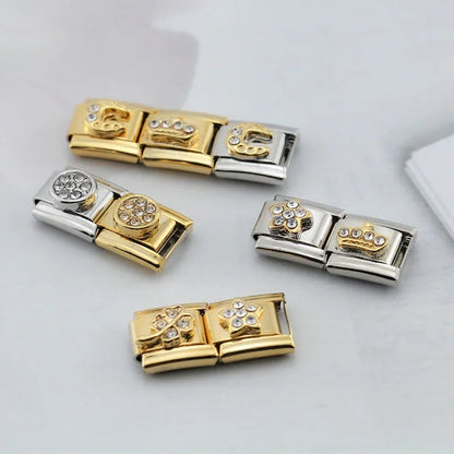 Golden Star with CZ - Gold Charm