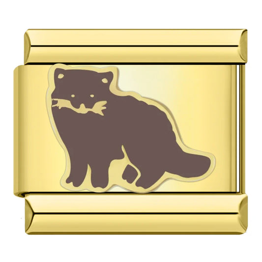 Black Fox - Gold Charm