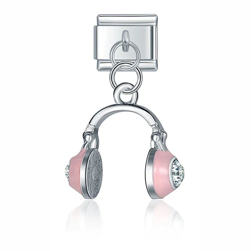 Trendy Pink Headphones