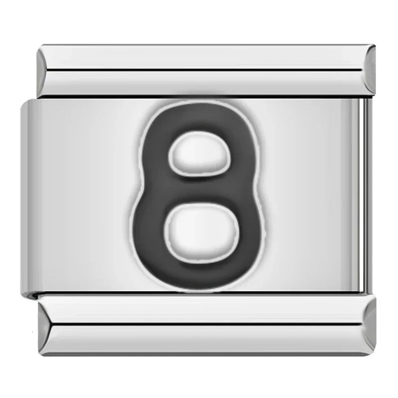 Black Number 8 - Silver Charm
