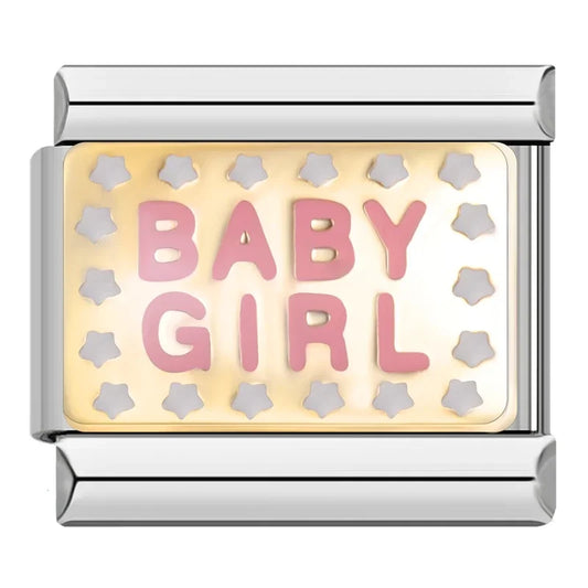 Baby Girl - Silver Charm