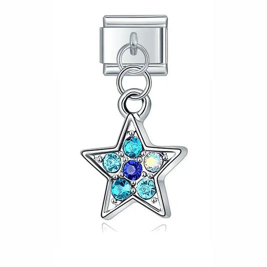 Oceanic Star - Silver Pendant Charm