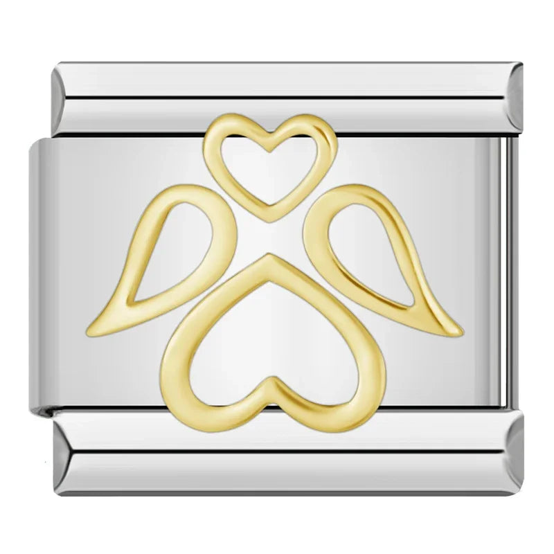 Heart Angel - Silver Charm