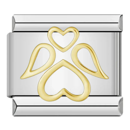 Heart Angel - Silver Charm