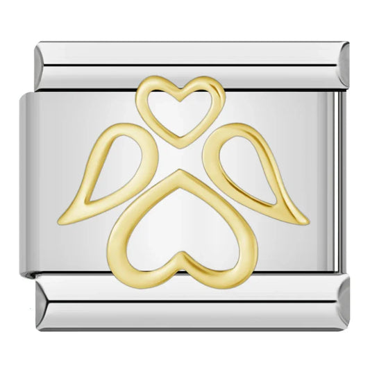 Heart Angel - Silver Charm