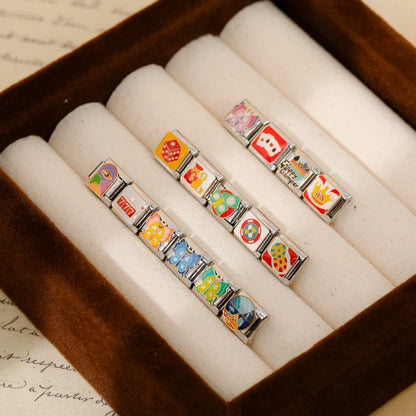 Gorgeous Pink Butterfly - Silver Charm