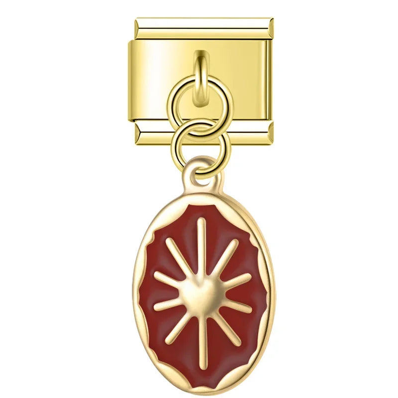 Heart of Hestia - Gold Pendant Charm