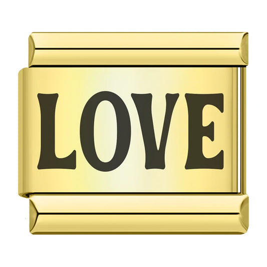 Love - Gold Charm