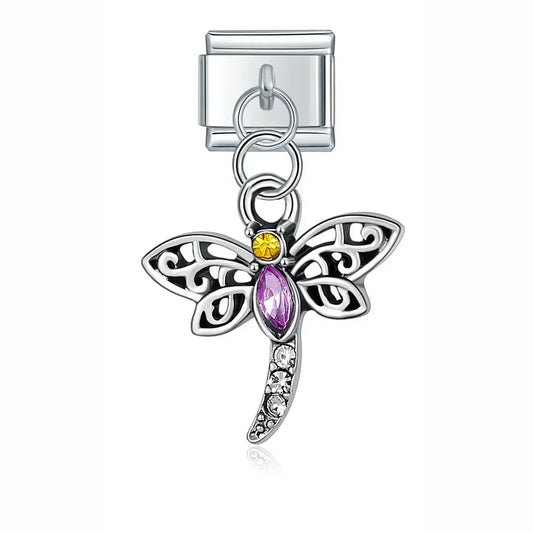 Dragonfly Dreams - Silver Pendant Charm