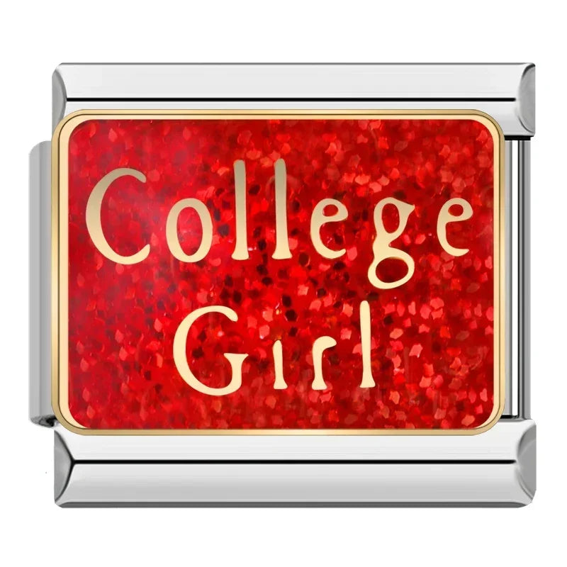 College Girl charm