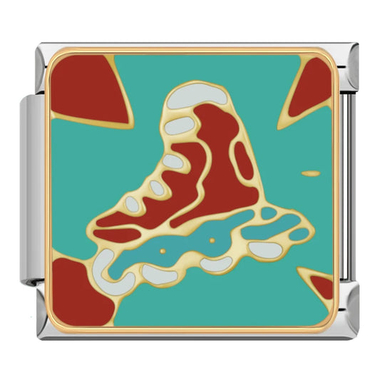 Ice Skating Shoe - Silver Charm