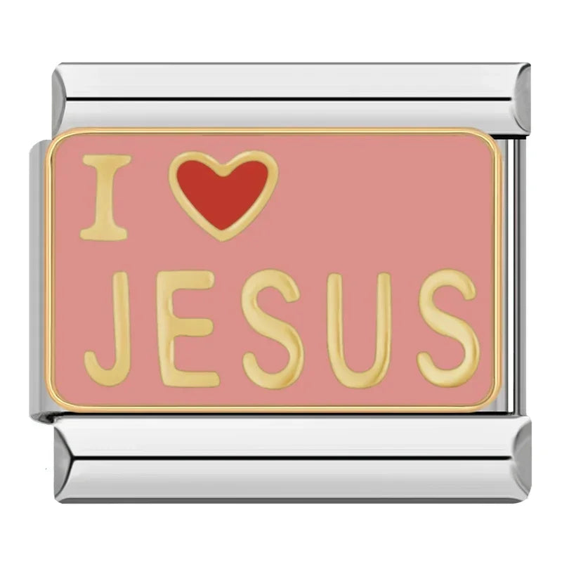 I Love Jesus - Silver Charm