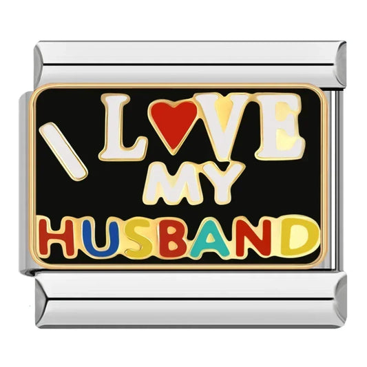 I Love my Husband - Silver Charm