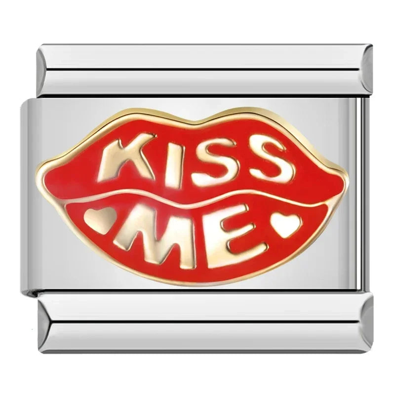 KISS ME charm