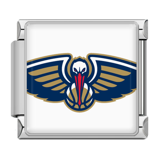 New Orleans Pelicans Logo - Silver Charm
