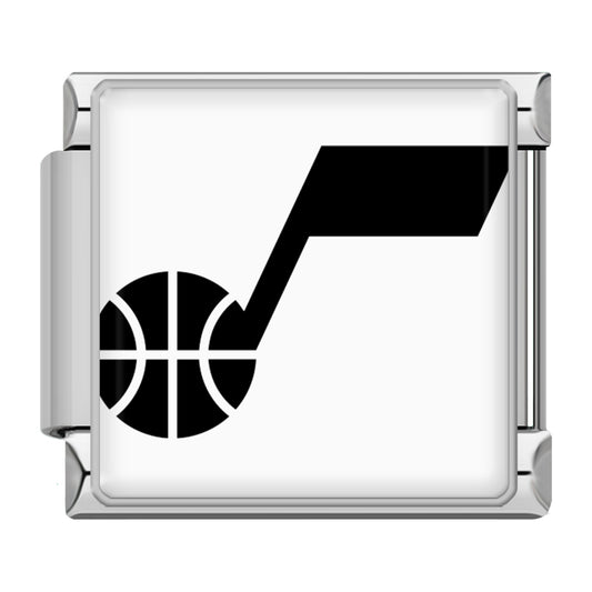 Utah Jazz Logo - Silver Charm