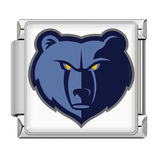Memphis Grizzlies Logo - Silver Charm